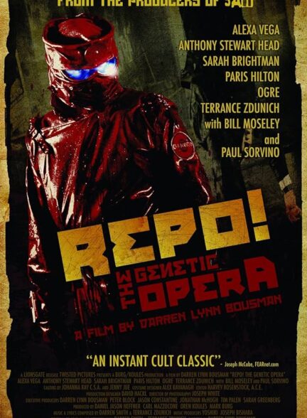 دانلود فیلم Repo! The Genetic Opera / مخزن! اپرای ژنتیک