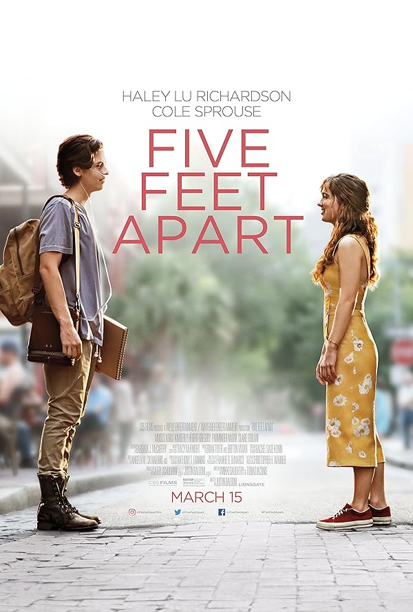 دانلود فیلم Five Feet Apart / پنج فوت جدا