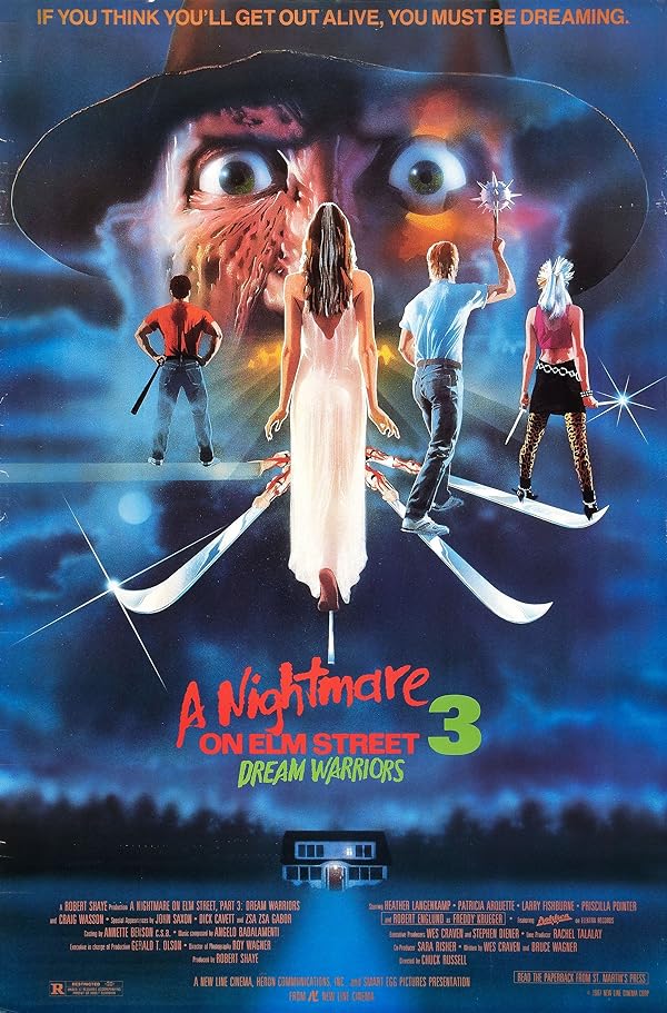 دانلود فیلم A Nightmare on Elm Street 3: Dream Warriors / کابوس در خیابان الم ۳: جنگجویان رؤیا