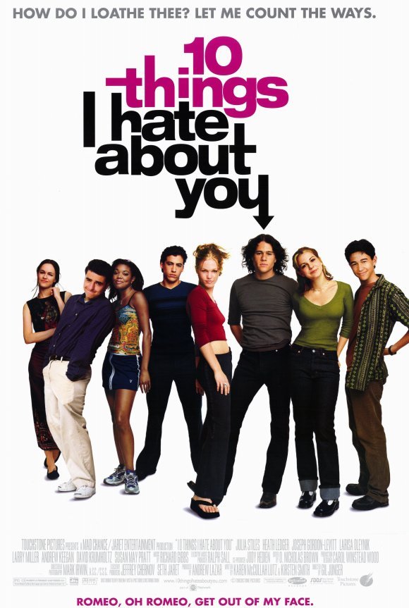 دانلود فیلم 10 Things I Hate About You / ده چیز تو که من ازشون بدم میاد