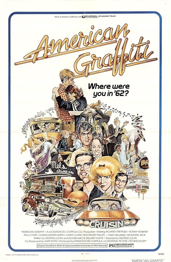 دانلود فیلم American Graffiti / دیوارنویسی آمریکایی