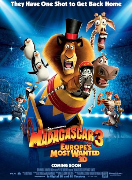 دانلود فیلم Madagascar 3: Europe’s Most Wanted / ماداگاسکار 3 اروپای تحت تعقیب